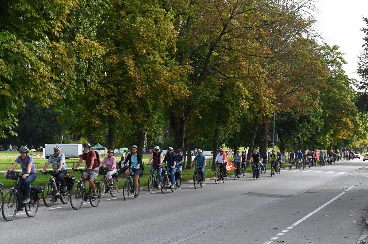 Fahrrad-Demo Weißenhorn Start