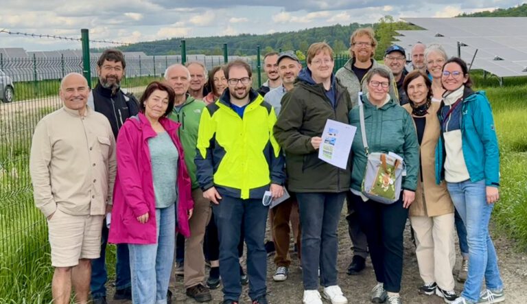 Solarparkbesichtigung mit dem OV Illertal